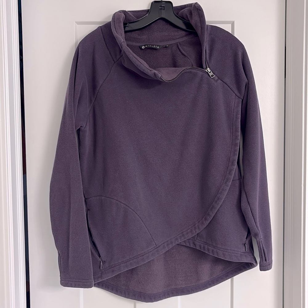 Athleta purple sweatshirt
